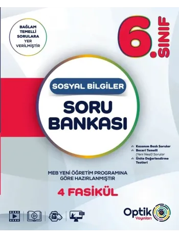 6. Sınıf Sosyal Bilgiler 4 Fasikül Soru Bankası