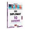 2025 Polis Misyon Sınavlarına Hazırlık Diplomat Serisi Diplomat 10 Deneme