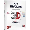 3D Yayınları AYT Biyoloji Video Destekli Defter