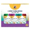 Adel Kumaş Boyası Sprey 4lü-1 Klasik Paket 2188000041000