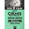 Çap Yayınları AYT TM Son 9 Yıl Tamamı Çözümlü Çıkmış Sorular