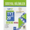 Çap Yayınları Çap Yayınları TYT Sosyal Bilimler 20 x 20 Deneme