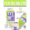 Çap Yayınları TYT Fen Bilimleri 20 x 20 Up Deneme