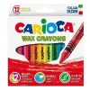 Carioca Wax Yıkanabilir Pastel Boya Kalemi 12li 42365