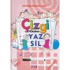 Çizgi Kitabım Yaz Sil Mavi - Pembe renk seçeneği ile