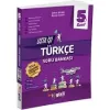 GİZLİ YAYINLARI 5. SINIF TÜRKÇE USTA İŞİ SORU BANKASI+KAVRAM HARİTASI