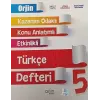 Kurmay Yayınları 5. Sınıf Kazanım Odaklı - Konu Anlatımlı - Etkinlikli Türkçe Defteri