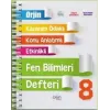 Kurmay Yayınları 8. Sınıf Fen Bilimleri Defteri