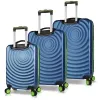 My Valice Drop Abs Kabin Orta Ve Büyük Boy Lacivert 3lü Valiz Seti