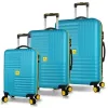 My Valice Puzzle Abs Kabin Orta Ve Büyük Boy Turkuaz 3lü Valiz Seti