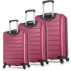 My Valice Ruby Abs Kabin Orta Ve Büyük Boy Bordo 3lü Valiz Seti
