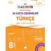 Okyanus Yayınları 8. Sınıf Türkçe Classmate 36 Hafta Denemeleri
