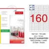 Tanex Lazer Etiket Tw-2280 22*12 Mm Şeffaf 25li