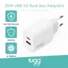 Tugg Germany 104406 Şarj Başlık Usb+type-c Girişli 25w