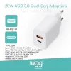 Tugg Germany 104406 Şarj Başlık Usb+type-c Girişli 25w