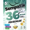 ÜNLÜLER YAYINLARI 5.SINIF FEN BİLİMLERİ 36 HAFTALIK KAZANIM DENEMELERİ