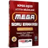 Yediiklim Yayınları 2025 KPSS Eğitim Bilimleri Mega Tamamı Çözümlü Soru Bankası
