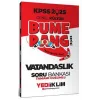 Yediiklim Yayınları 2025 KPSS Genel Kültür Bumerang Vatandaşlık Tamamı Çözümlü Soru Bankası