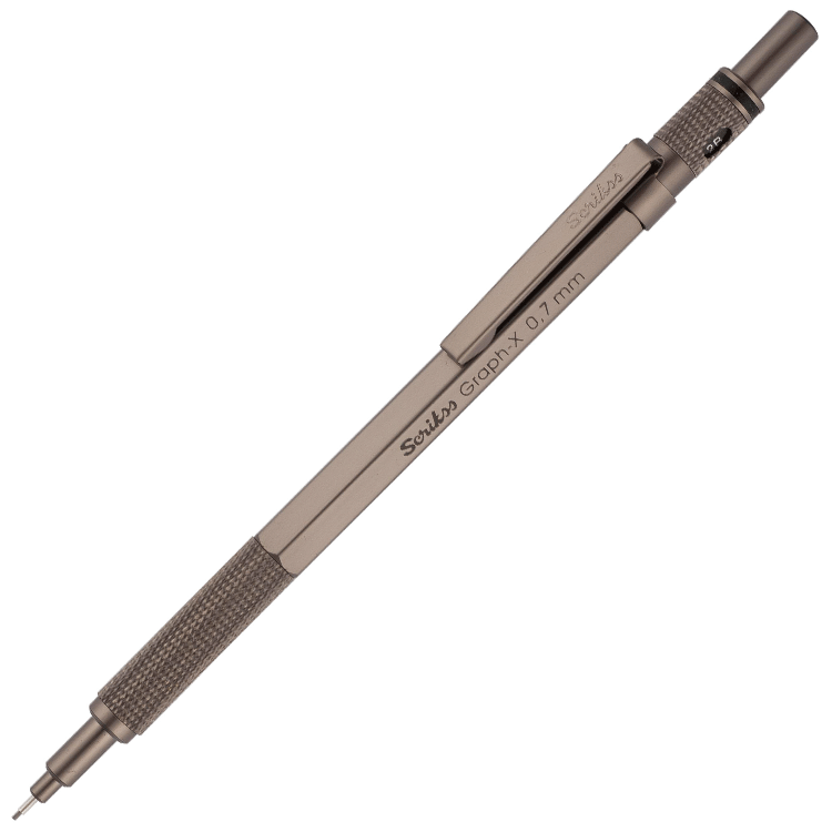 Scrikss Versatil Kalem Graph-x Metal 0.7 Mm Kurşun Gri