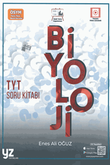 YZ YKS TYT BİYOLOJİ SORU KİTABI