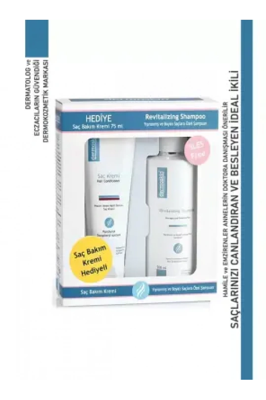 ​Dermoskin Revitalizing Şampuan 200 ml + Saç Bakım Kremi 75ml Hediye