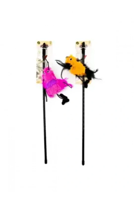 203575-Catlife Kediler İçin Oyuncak Olta Kuş Figürlü