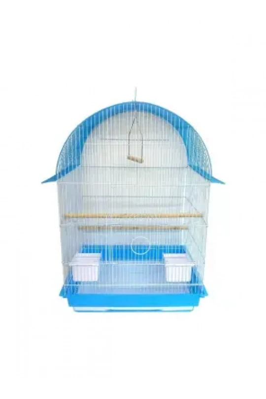 A-4004 Kuş Kafesi Oval Çatılı 48X37X68 cm