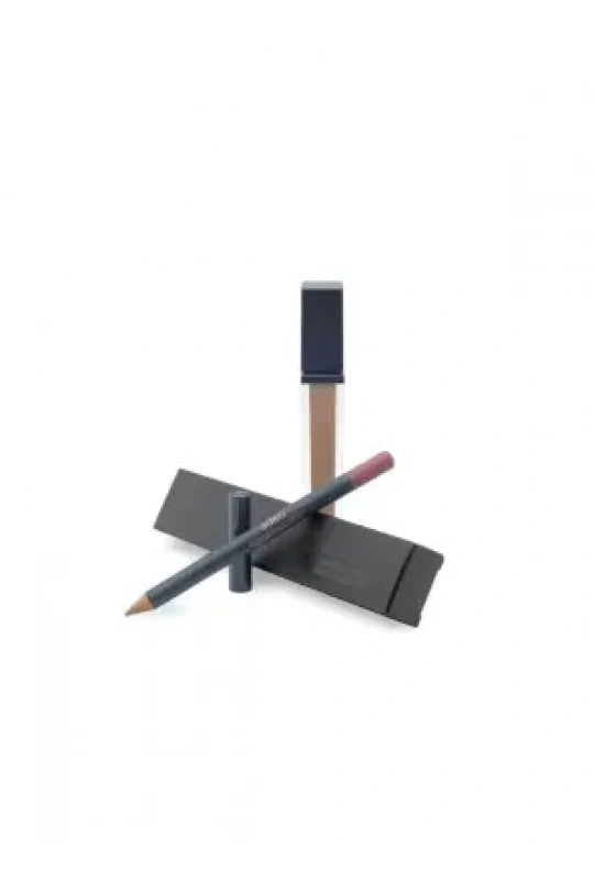 Aden Liquid Lipstick + Lipliner Pencil Set - 17 Brink Pink -