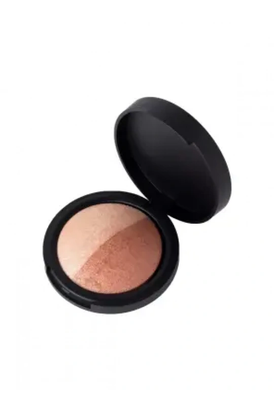 Aden Terracotta Baked Bronzer/Highlighter Duo - Terracotta ile Hem Bronlaştırıcı Hem Aydınlatıcı - 7gr