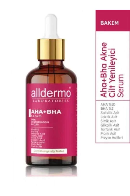 Alldermo AHA+BHA Cilt Yenileyici Serum 30 ml
