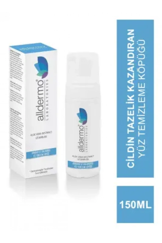 Alldermo Arındırıcı & Canlandırıcı Yüz Temizleme Köpüğü 150 ml