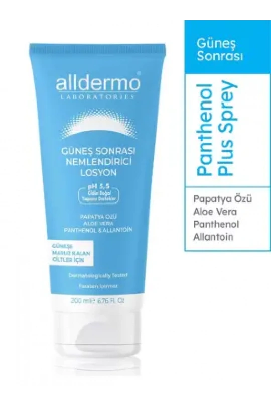 Alldermo Güneş Sonrası Nemlendirici Losyon 200 ml