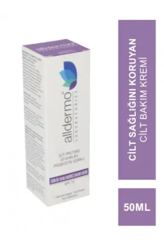 Alldermo Günlük Nemlendirici Bakım Kremi SPF15 50 ml