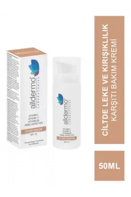 Alldermo Leke Karşıtı Bakım Kremi SPF15 50 ml