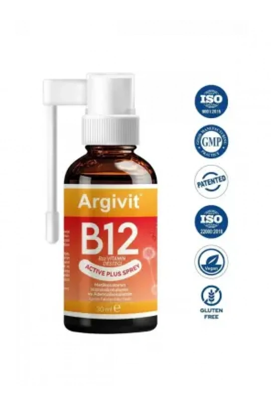 Argivit Active Plus B12 Sprey 20ml