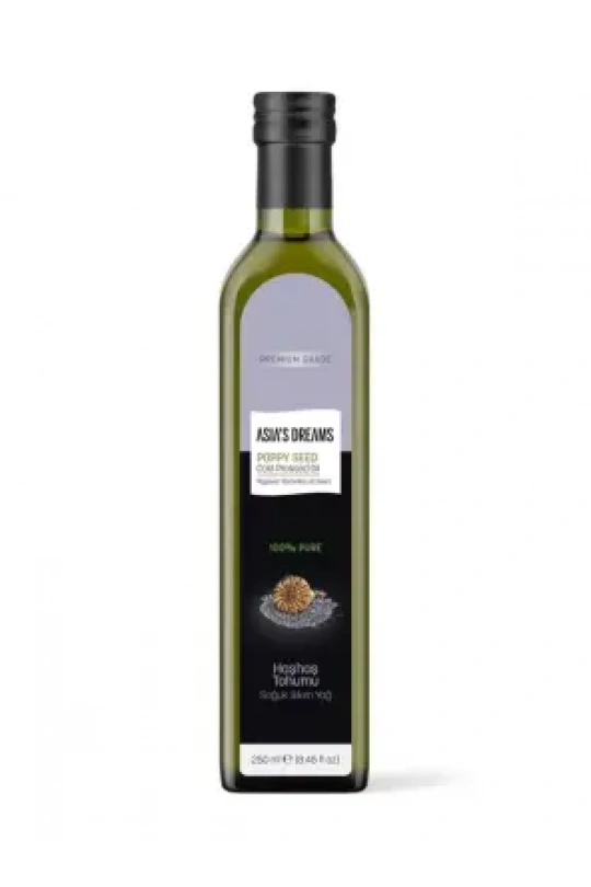 Asias Dreams Haşhaş Tohumu Soğuk Sıkım Yağ 250ml