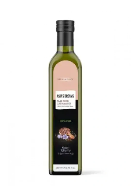 Asias Dreams Keten Tohum Soğuk Sıkım Yağ 250ml