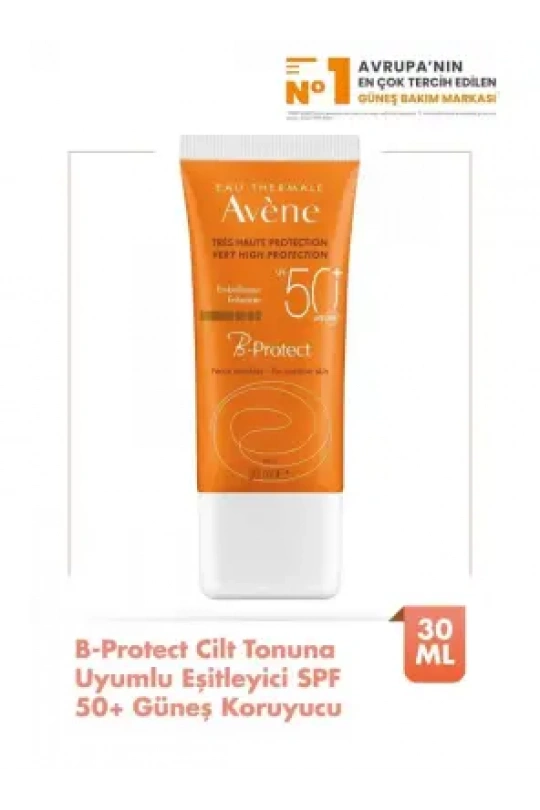 Avene B-Protect Cilt Tonuna Uyumlu Eşitleyici SPF 50+ Güneş Koruyucu 30 ml
