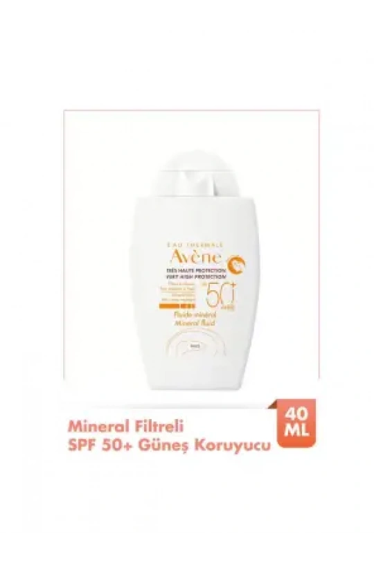 Avene Fluide Mineral Filtreli SPF 50+ Güneş Koruyucu 40 ml