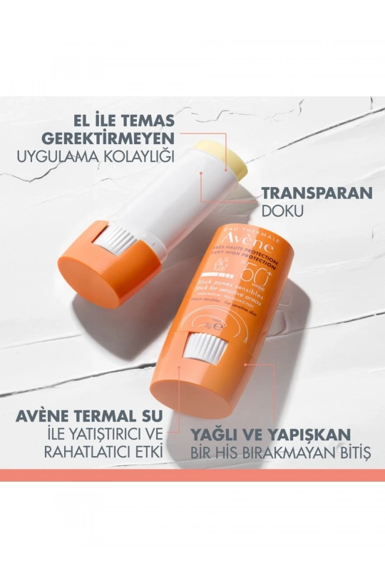 Avene Hassas Bölgeler için SPF 50+ Güneşten Koruyucu Stick 8 gr
