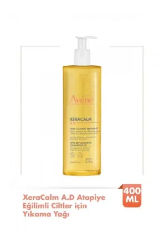 Avene XeraCalm A.D.Lipid-Replenishing Atopiye Eğilimli Ciltler için Yıkama Yağı 400 ml