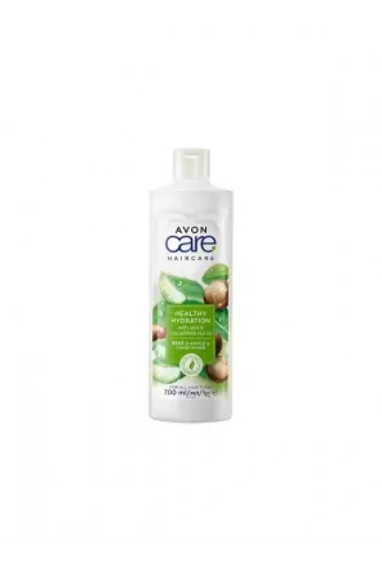 Avon Care Aloe ve Makademya Yağı 2si 1 Arada Şampuan ve Saç Kremi 700 ml