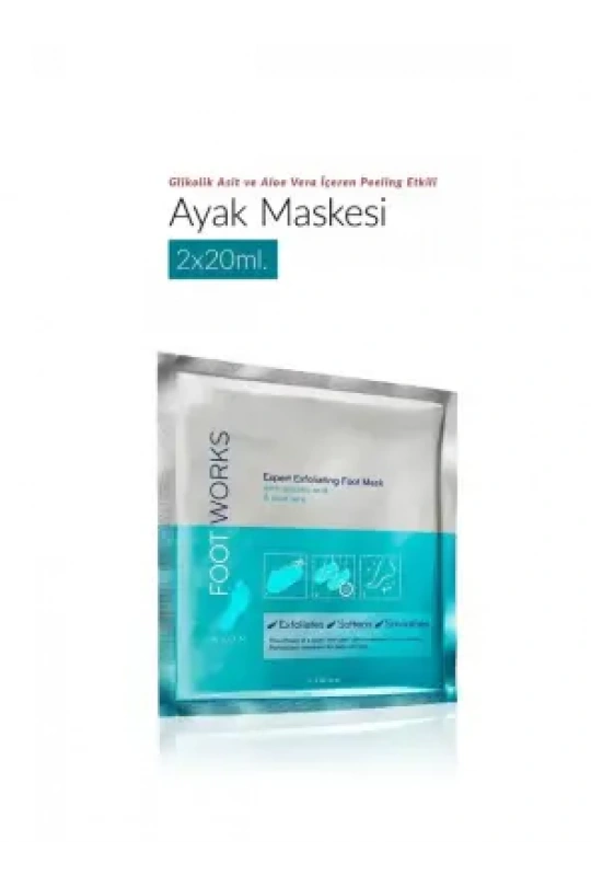 Avon Footworks Peeling Etkili Ayak Maskesi 2x20ml