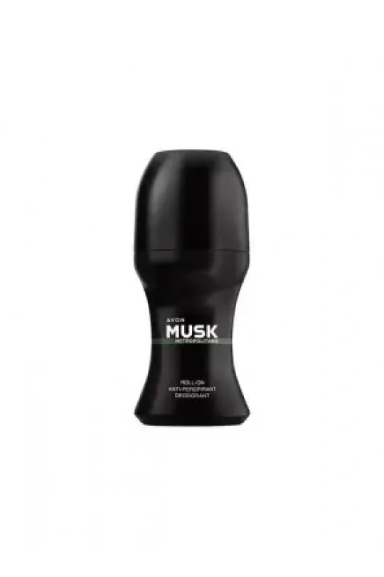 Avon Musk Metropolitano Roll-On Deodorant 50ml