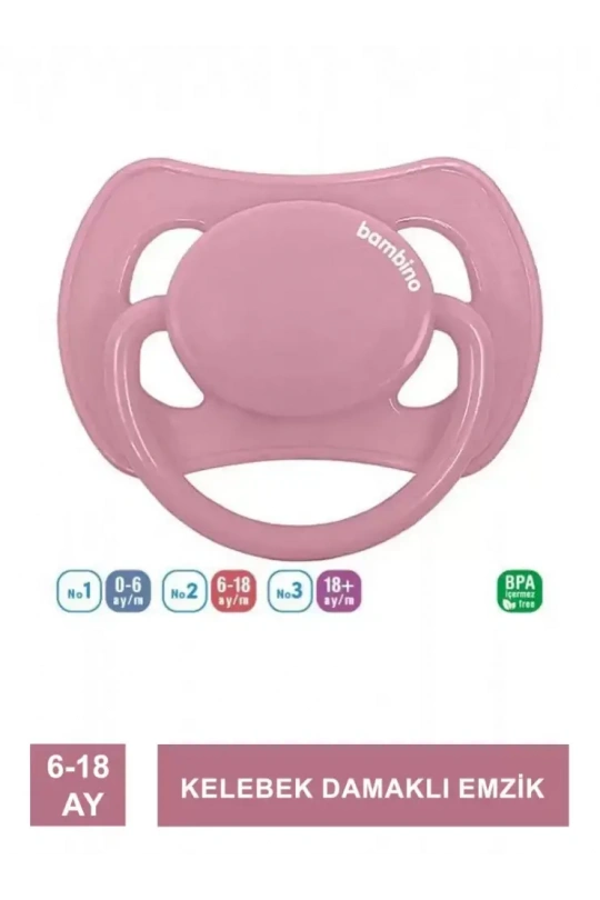 Bambino Kelebek Damaklı Emzik 6-18 Ay - P2473 -