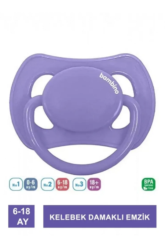 Bambino Kelebek Damaklı Emzik 6-18 Ay - P2473 -