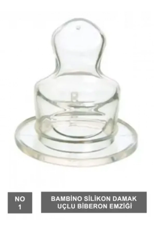 Bambino Klasik Biberon Emziği Damaklı 0-6 Ay - T153 -