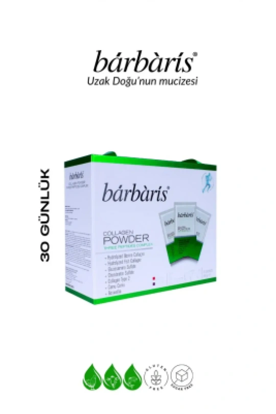 Barbaris Collagen Powder Three Peptıdes Complex 30 Saşe