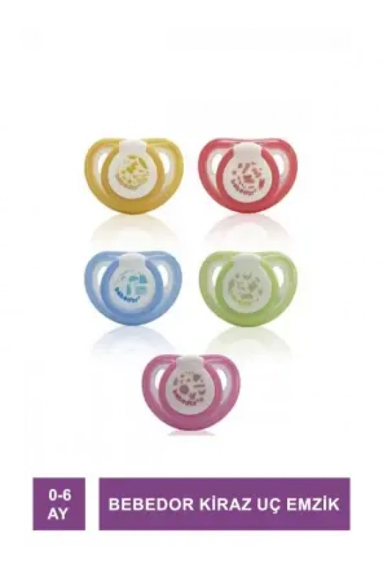 Bebedor Kiraz Uç Emzik Cherry No:1 0-6 Ay -101-