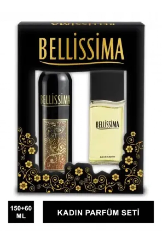 Bellissima Kadın Parfüm Seti EDT Parfüm 60ml + Deodorant 150ml